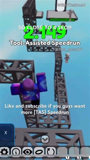 [TAS] beat this obby in 5.015 #roblox #tas #fyp #speedrun