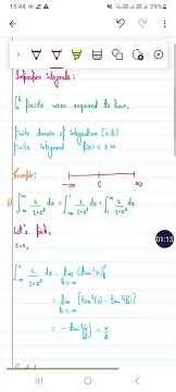 improper integral classification and based example