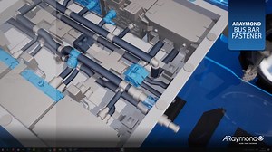 ARaymond Busbar fastener for solid fastening and guiding | ARaymond Mobility