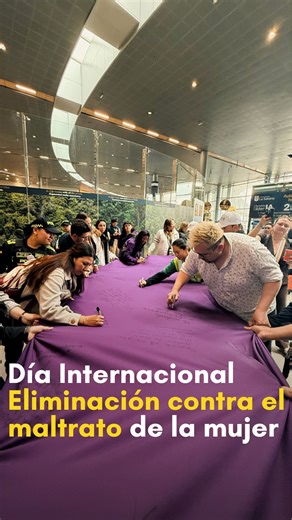 Nos unimos para decirlo alto y claro: ninguna forma de violencia contra la mujer es aceptable. En El Dorado sensibilizamos a los pasajeros y la comunidad aeroportuaria, acerca de este flagelo para que cada mujer conozca la ruta de atención, identifique señales de alerta y sepa que no está sola. Infórmate, comparte y sé parte de la red que nos protege a todas | Aeropuerto Internacional El Dorado