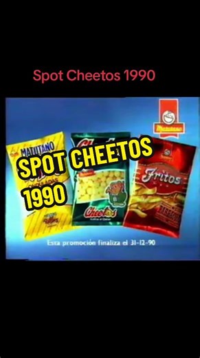 Spot Cheetos año 1990 #cheetos #pelotazos #matutano #nostalgia #tv #retro #fritos #rufles #patatas #snacks #anuncios #navidad #premios #años90 #remember #picoteo #comida #food