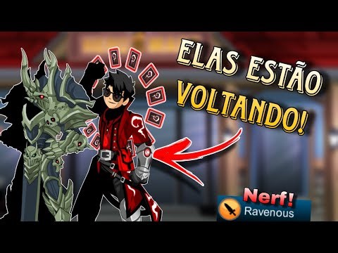 [AQW CARDCLASHER E PALADINSLAYER ESTÃO VOLTANDO, RAVENOUS VAI SER NERFADO?!