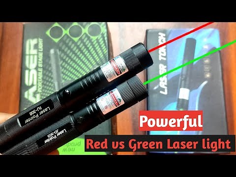 Green vs Red Laser Light [ Full Test & Camparison ]