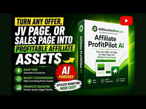 Affiliate ProfitPilot Review 2026 – Turn Any Sales Page Into Promo Assets in Seconds?