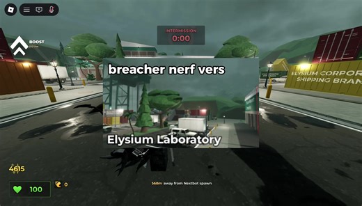 Nerf Vers - Elysium Laboratory breacher boostpack glitch #evade #evaderoblox #roblox