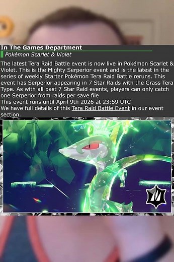 GRASS TERA TYPE SERPERIOR ARRIVED!! 7 STAR TERA RAID BATTLE! Pokémon Scarlet & Violet