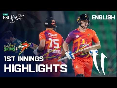 1st Innings Highlights | Multan Sultans vs Rawalpindiz | English | Match 14 | HBL PSL 11 | MZB1K
