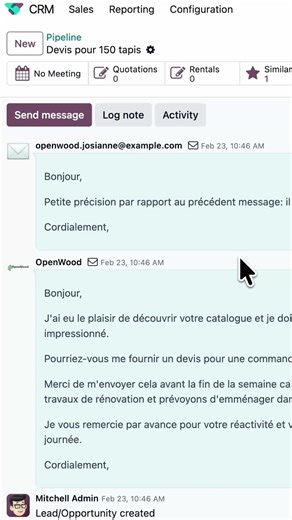 Translate messages instantly with Odoo AI 🤯
