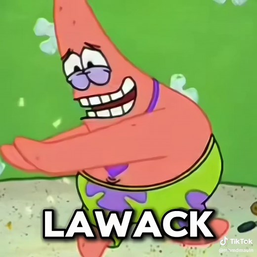 Dancing Patrick Star Fishnets - Lawack Sticker