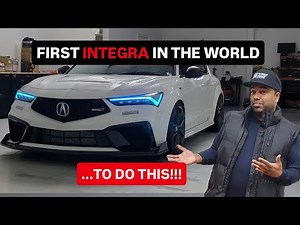 We Customize The Headlights to Change Colors on this 2024 Integra Type S . . . A World First!
