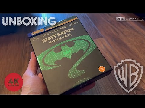 Batman Forever 4k UltraHD Blu-ray Collector’s Steelbook limited edition unboxing