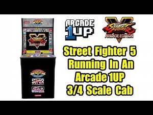 Arcade1Up Cabinet Running Street Fighter 5 And BigBox