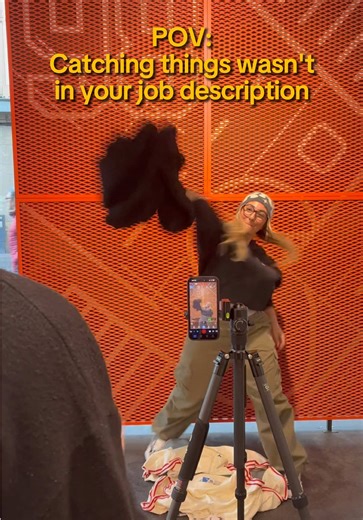 POV: Catching things wasn't in your job description 🥲 snipesknows / job / store