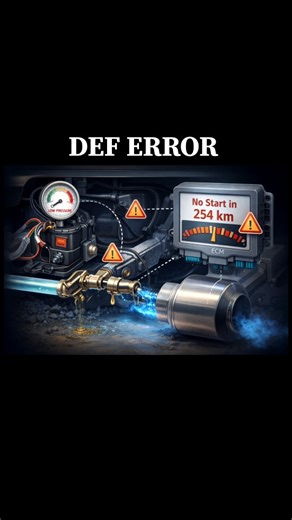 DELHI MOTORS on Instagram: "SCR dosing aur pressure build fail hote hi ECM countdown start ho jata hai, isliye DEF/SCR faults ko time par fix karna zaroori hai. 🔧, , , , , , , , #BoleroBS6 #SCRSystem #DEFSystem #NoStartWarning #dieseldiagnosticstraining"