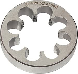 1 3/8"-24 UNS Round Die, Right Hand Machine Thread Die 1-3/8 x 24 UNS