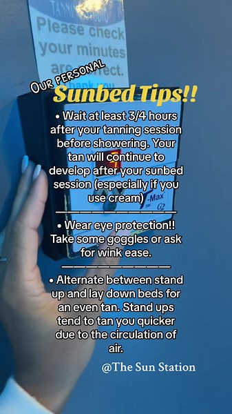 More tanning tips!!🤩 #sunbeds #sunbedshop #tanning #fyp #thesunstationcolne #tanningsalon #thesunstation #tanningtips #sunbedtip