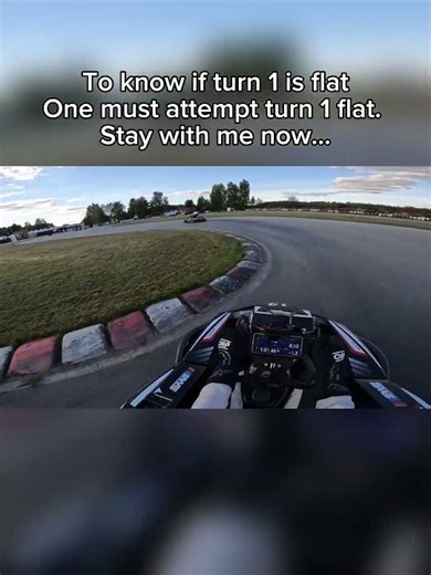 To Know If It’s Flat… JUST SEND IT 😤🔥 #karting #gokart #automobile