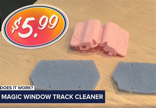 Does it work? The magic window track cleaner
