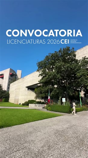 ¡Las convocatorias de las licenciaturas del Centro de Estudios Internacionales están abiertas! Consulta toda la información en https://cei.colmex.mx/convocatorias. 👉 Licenciatura en Política y Administración Pública 👉 Licenciatura en Relaciones Internacionales El CEI forma profesionales del más alto nivel, especializados en política, diplomacia, políticas públicas y gobierno. Forma parte de la #ComunidadColmex y estudia en una institución pública, gratuita y de calidad internacional. Cierre de