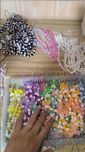 DIY Beaded Phone Charms ✨ #phonecharm #beads #diy
