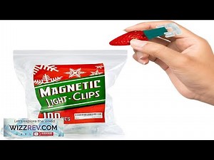 Signs Authority 100 Pack Extra Strong Magnetic Christmas Light Clips Weather-Resistant Review