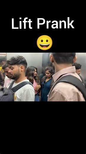 lift Prank On Girl's Reaction #shorts#lift #prank#funny #video #viral