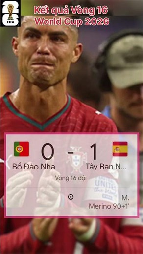 Merino ghi bàn phút 90+1, Tây Ban Nha vượt qua Bồ Đào Nha vào tứ kết World Cup 2026