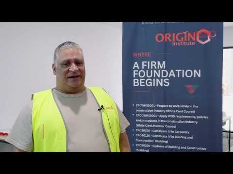 Origin Institue White Card and EWP Training