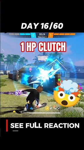 I Rocked🔥Teammates Shocked🤯 Impossible 1 HP Clutch 🥵😈 #shorts #short #freefire #freefiremax
