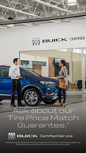 Find your next set of tires with our Tire Price Match Guarantee.* Visit your local Buick Dealership for tires. | Buick