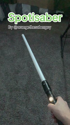 Amazing font by @OrangeTheSaberGuy One of my new favorite fonts 😂 His font is AVAILABLE for download in his linktree, go check it out!!! Available for Proffie, CFX, and Xenopixel! #lightsaber #lightsabertiktok #starwars #starwarstiktok #lightsabersoundfont #soundfont #spotify #spotisaber Also might as well use this ☝️ hashtag in videos about it 😁