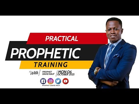 Prophetic Mentorship | Practical Prophetic Training | Prophet David Rauf
