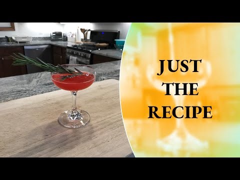 Just the Recipe: Martin's Christmas (Holiday) Daiq - How to Make - Rum Cocktail - Cocktails at Home