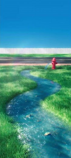 #LiveWallpapers — 204 — Hydrant Water Stream (4K, Nature, Surreal) #wallpaper #4kwallpaper