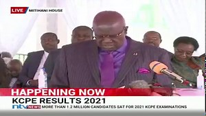 Competency-Based Assessment: This new testing is expected to emphasize formative assessment ... which will hopefully reduce this nonsense of cutthroat competition and exam cheating: Magoha #KCPE2021 | NTV Kenya