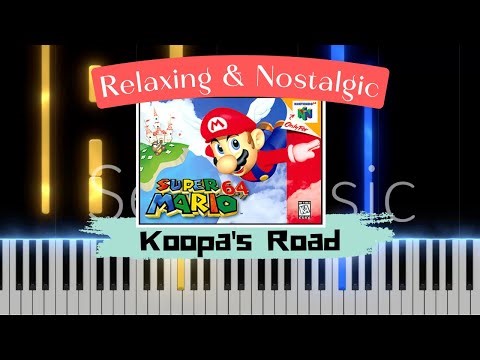 Koopa's Road | Nintendo Super Mario 64 | Relaxing Piano Tutorial