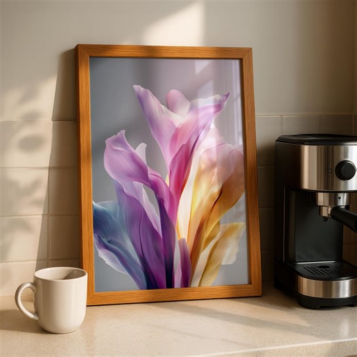 Petal Like Subtle Pride Wall Art - Lesbian Print - LGBTQ+ - LGBTQIA+ - Gay Art - Pride Poster - Tasteful, Colourful, Bright & Bold - Etsy