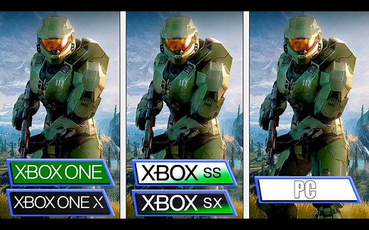 【4K60帧】光环：无限 | Xbox One S/X - Xbox Series S/X - PC | 画质与帧数详细对比