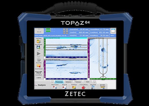 TOPAZ64 – Portable Phased Array UT Instrument for NDT | Eddyfi