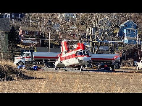 Helicopter 🚁 Logging Richwood, West Virginia