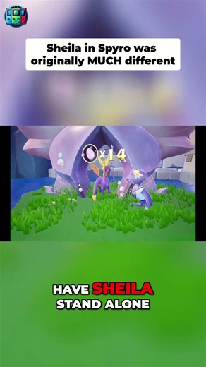 Spyro Year of the Dragon: Sheila was originally MUCH different