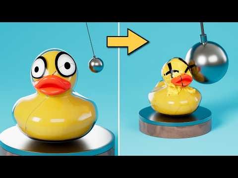 Ultra Satisfying Blender 3D Physics | 3 Physics Challenges That Escalate【4K 60fps】