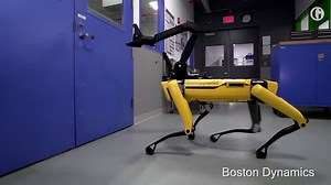 93K views · 1.3K reactions | Boston Dynamics have released footage of the SpotMini, a dog-like robot that can open doors in the most unsettling manner possible  | Guardian Australia | Facebook
