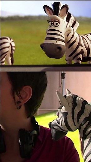 Naughty Zebra Kiss | Final Scene vs Behind The Scene | Creature Comforts Behind The Scenes