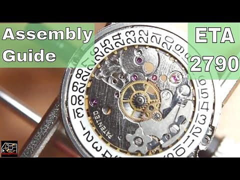 ETA 2790 Swiss Made Watch Movement Assembly Guide