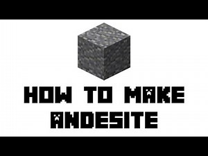 Minecraft Survival: How to Make Andesite