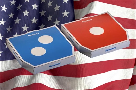 Domino’s doubles down on red, white and blue in new logo — and marketing experts take note