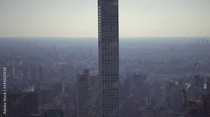 Panning Up View Of 432 Park Ave Worlds Tallest Residential Building 4k