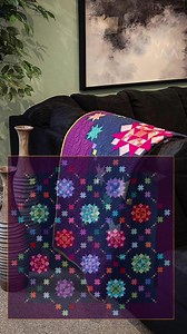 One of the most popular quilt kits last year was Nancy Rink's fifth installment of "Amish With A Twist." This stunning Block of the Month design has colorful starbursts set against a navy background. We have a special offer on the few remaining quilt kits! This quilt uses more than 20 different colors from Marcus Centennial solids. Kits include the pattern booklet and more than 16 yards of fabric... enough to complete the quilt top and binding. All fabric is shipped in one order with the pattern