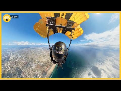 Inside the Golden Knights US Army's elite group of parachuters